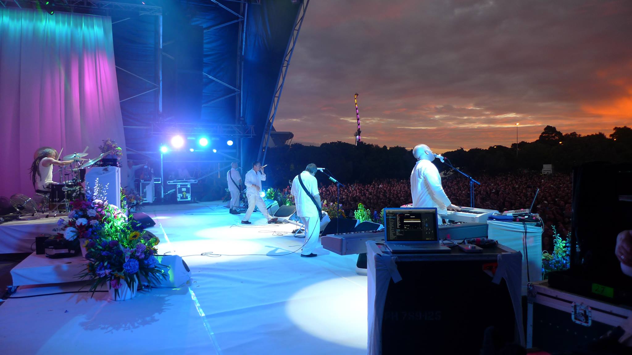 Faith No More playing at Westfest in Auckland. Photo taken from Faith No More's Facebook page