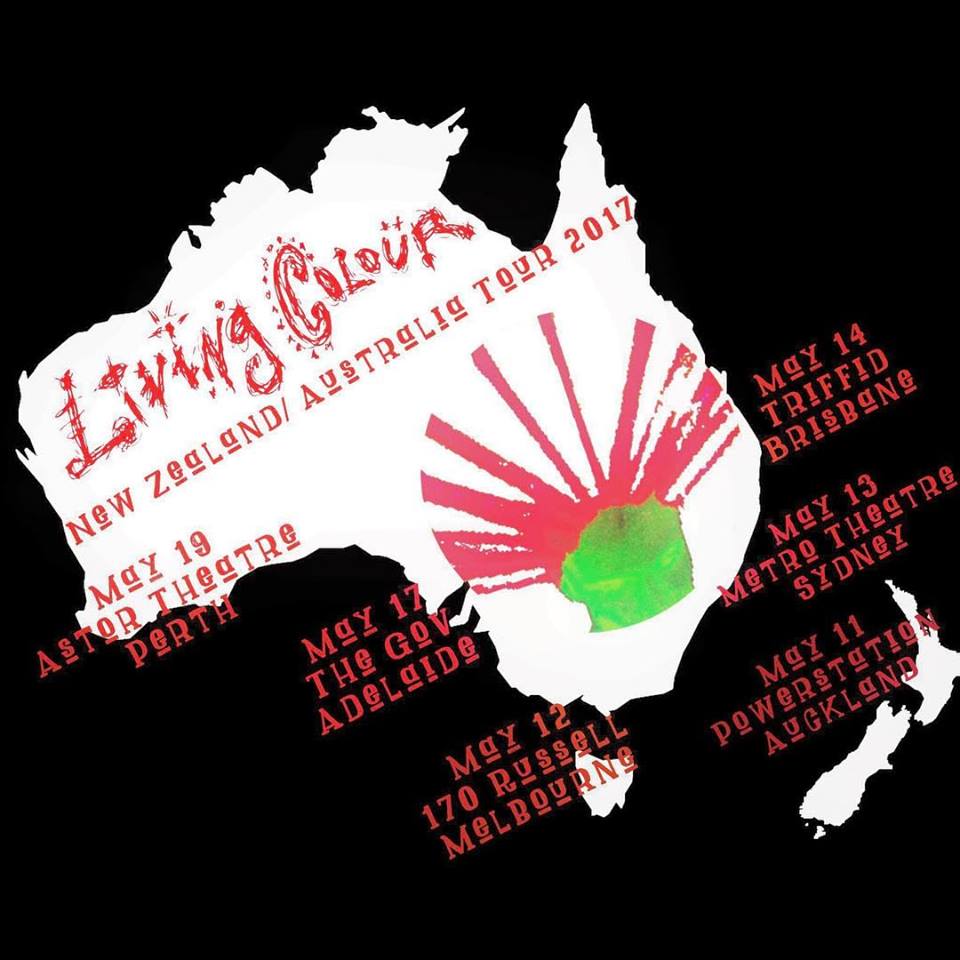 Living Colour AU NZ tour 2017