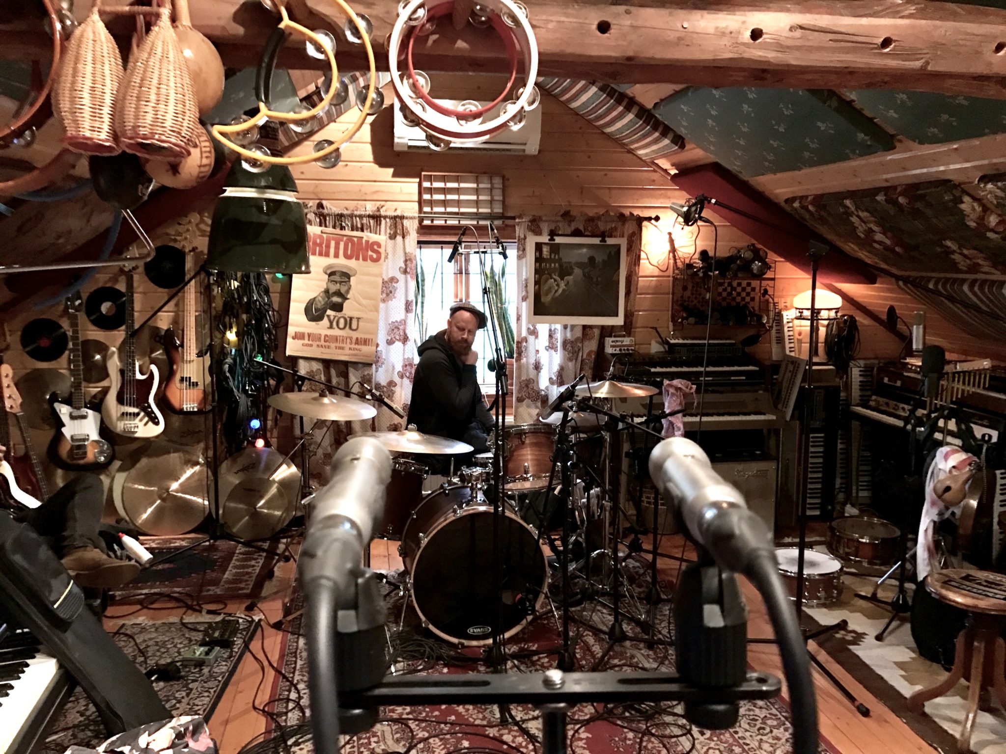 Teller -Gustav Recording Drums