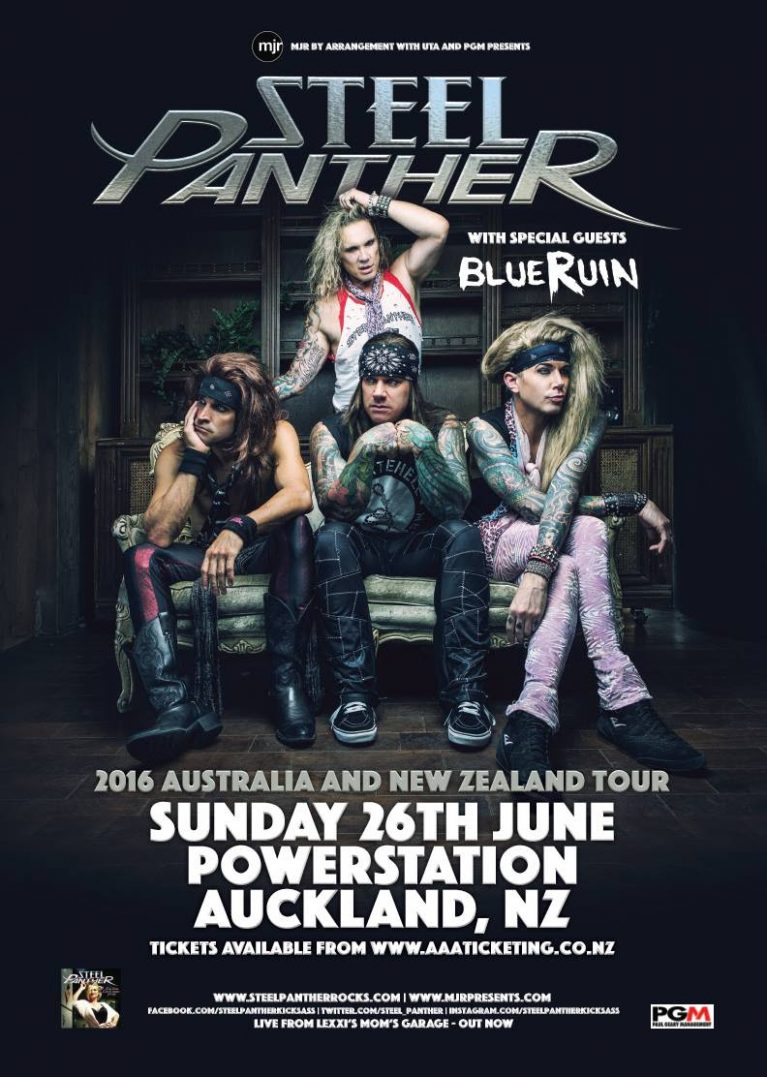 Steel Panther Auckland Powerstation