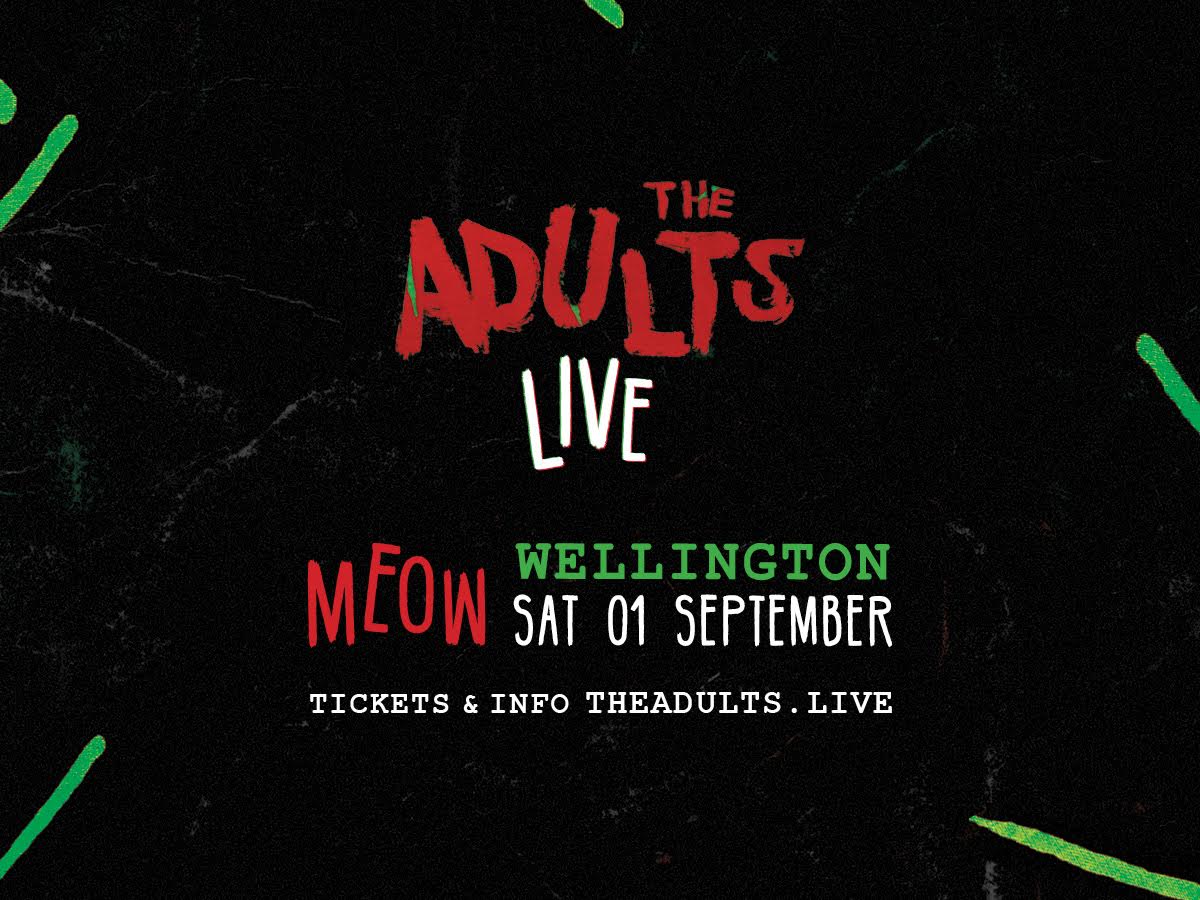 The Adults Wellington Meow banner