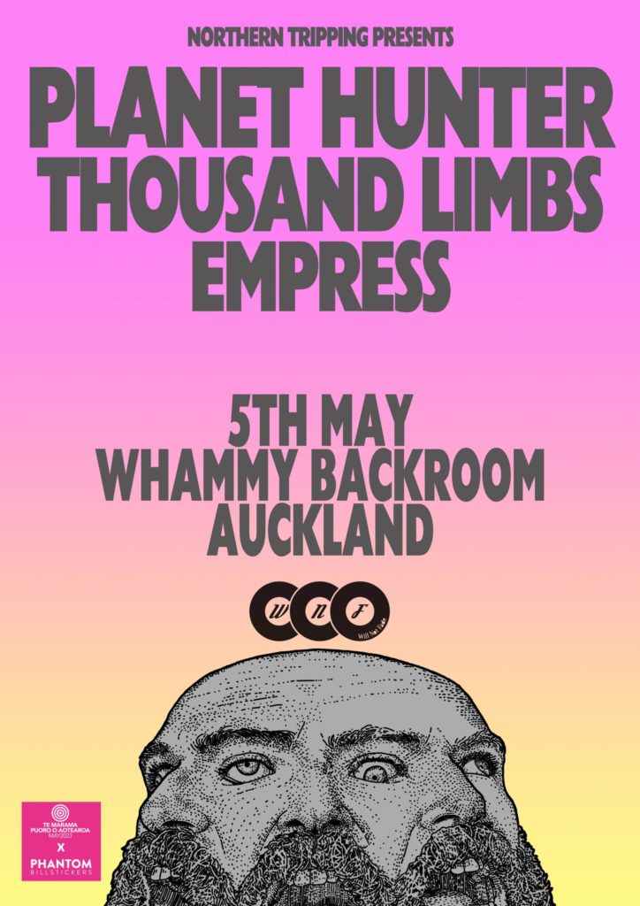 Northern Tripping Whammy Backroom Auckland poster