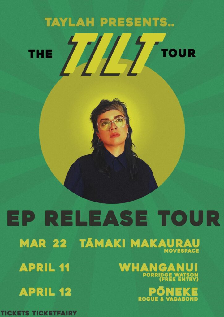 Taylah Tilt tour poster