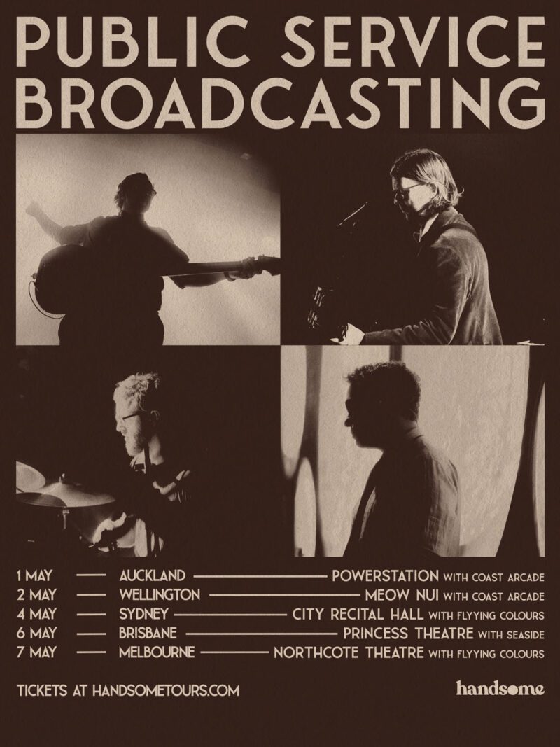 Public Service Broadcasting Au Nz Poster