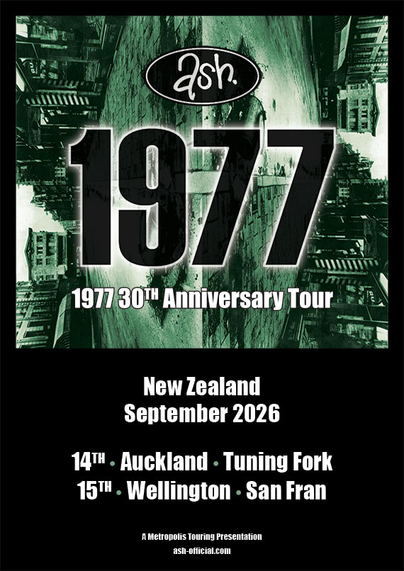 Ash NZ Tour Poster 2026